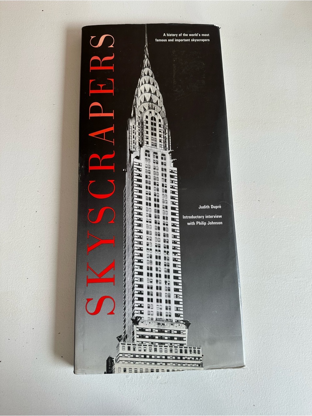 Vintage Skyscrapers Hardcover Book - Red & Black Cover